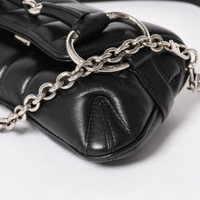 画像をギャラリービューアに読み込む, 極美品 GUCCI グッチ ホースビット 2wayショルダーバッグ 764339 レザー ブラック シルバー金具 中古 4a005266
