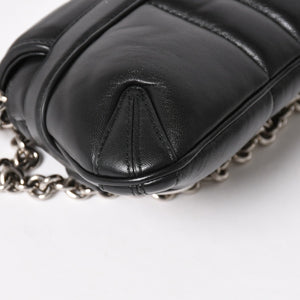 極美品 GUCCI グッチ ホースビット 2wayショルダーバッグ 764339 レザー ブラック シルバー金具 中古 4a005266