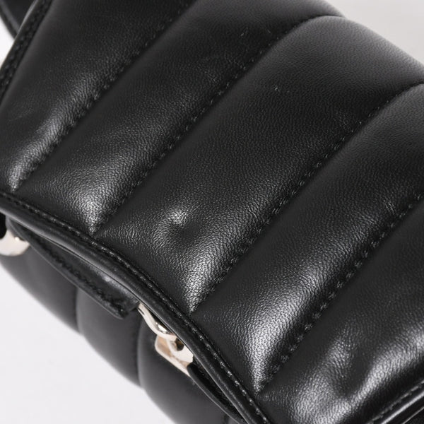 極美品 GUCCI グッチ ホースビット 2wayショルダーバッグ 764339 レザー ブラック シルバー金具 中古 4a005266