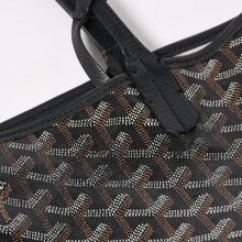 画像をギャラリービューアに読み込む, GOYARD ゴヤール Saint Louis PM サンルイ PM トートバッグ STLCROPMLTY01CL01P PVC レザー ブラック 良品 中古 4a005258