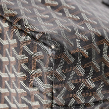 画像をギャラリービューアに読み込む, GOYARD ゴヤール Saint Louis PM サンルイ PM トートバッグ STLCROPMLTY01CL01P PVC レザー ブラック 良品 中古 4a005258