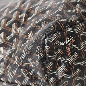 GOYARD ゴヤール Saint Louis PM サンルイ PM トートバッグ STLCROPMLTY01CL01P PVC レザー ブラック 良品 中古 4a005258