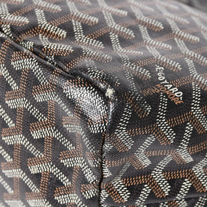 GOYARD ゴヤール Saint Louis PM サンルイ PM トートバッグ STLCROPMLTY01CL01P PVC レザー ブラック 良品 中古 4a005258