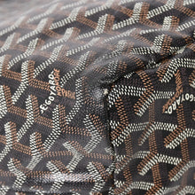画像をギャラリービューアに読み込む, GOYARD ゴヤール Saint Louis PM サンルイ PM トートバッグ STLCROPMLTY01CL01P PVC レザー ブラック 良品 中古 4a005258