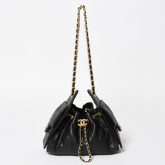 極美品 CHANEL シャネル CHANEL 25 ミニ チェーンショルダーバッグ AS5631 ランダム番台 ココマーク キャビアスキン 中古 4a005368
