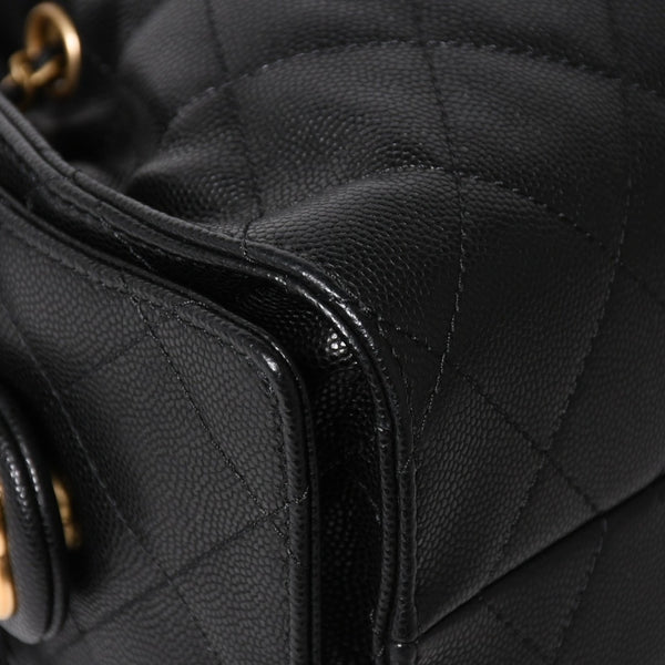 極美品 CHANEL シャネル CHANEL 25 ミニ チェーンショルダーバッグ AS5631 ランダム番台 ココマーク キャビアスキン 中古 4a005368