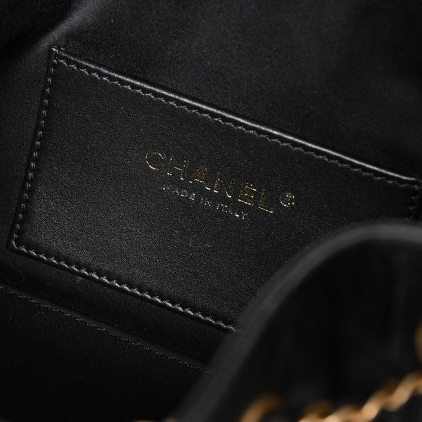 極美品 CHANEL シャネル CHANEL 25 ミニ チェーンショルダーバッグ AS5631 ランダム番台 ココマーク キャビアスキン 中古 4a005368