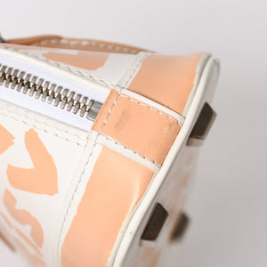 LOUIS VUITTON Monogram Graffiti Alma PM Oriental Handbag M92178 White Beige Good Condition Used 4a005264