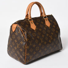 Load image into Gallery viewer, LOUIS VUITTON ルイヴィトン スピーディ30 ハンドバッグ M41526 モノグラム ブラウン ゴールド金具 美品 中古 4a005247