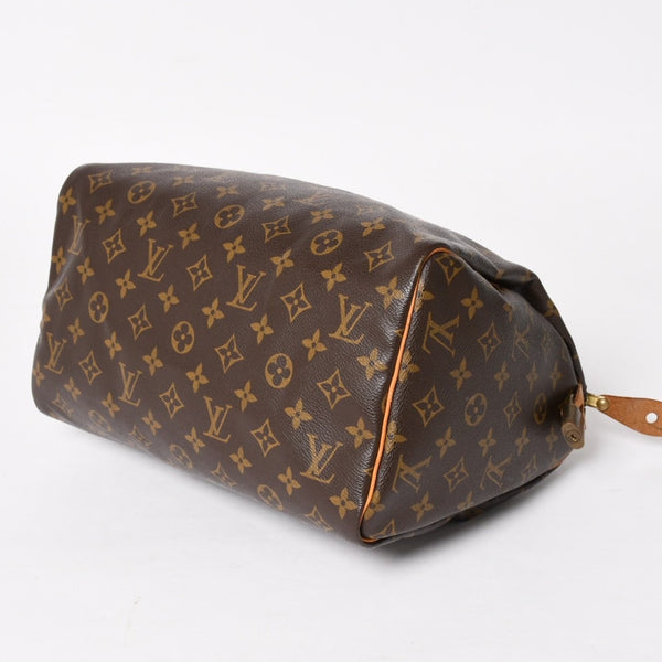 LOUIS VUITTON ルイヴィトン スピーディ30 ハンドバッグ M41526 モノグラム ブラウン ゴールド金具 美品 中古 4a005247