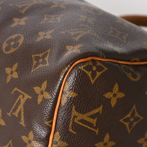 LOUIS VUITTON ルイヴィトン スピーディ30 ハンドバッグ M41526 モノグラム ブラウン ゴールド金具 美品 中古 4a005247