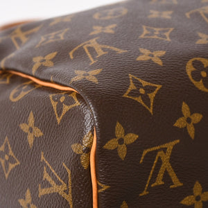 LOUIS VUITTON ルイヴィトン スピーディ30 ハンドバッグ M41526 モノグラム ブラウン ゴールド金具 美品 中古 4a005247