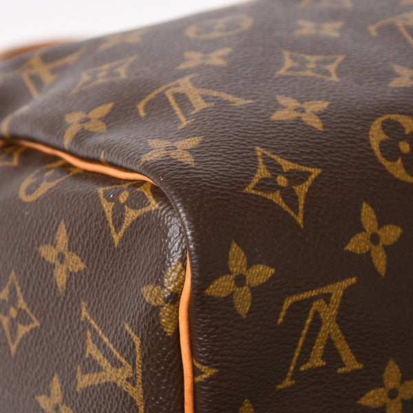 LOUIS VUITTON ルイヴィトン スピーディ30 ハンドバッグ M41526 モノグラム ブラウン ゴールド金具 美品 中古 4a005247