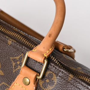 LOUIS VUITTON ルイヴィトン スピーディ30 ハンドバッグ M41526 モノグラム ブラウン ゴールド金具 美品 中古 4a005247