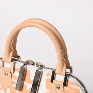 LOUIS VUITTON Monogram Graffiti Alma PM Oriental Handbag M92178 White Beige Good Condition Used 4a005264