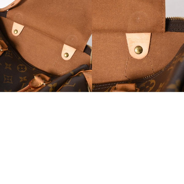 LOUIS VUITTON ルイヴィトン スピーディ30 ハンドバッグ M41526 モノグラム ブラウン ゴールド金具 美品 中古 4a005247