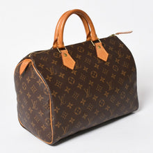 Load image into Gallery viewer, LOUIS VUITTON ルイヴィトン スピーディ30 ハンドバッグ M41526 モノグラム ブラウン ゴールド金具 美品 中古 4a004868