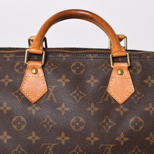 LOUIS VUITTON ルイヴィトン スピーディ30 ハンドバッグ M41526 モノグラム ブラウン ゴールド金具 美品 中古 4a004868