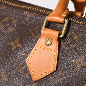 LOUIS VUITTON ルイヴィトン スピーディ30 ハンドバッグ M41526 モノグラム ブラウン ゴールド金具 美品 中古 4a004868