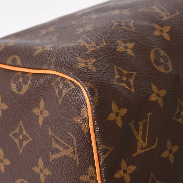 LOUIS VUITTON ルイヴィトン スピーディ30 ハンドバッグ M41526 モノグラム ブラウン ゴールド金具 美品 中古 4a004868