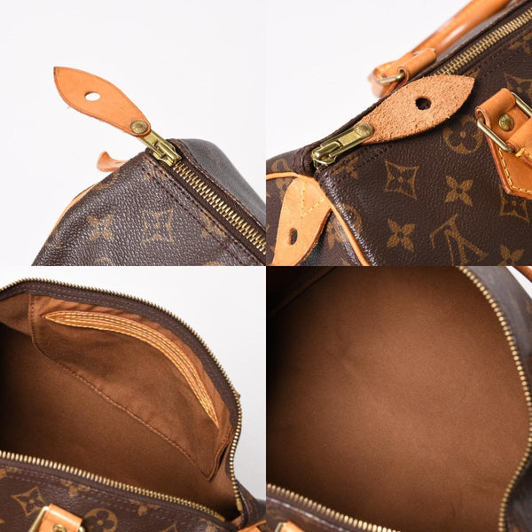 LOUIS VUITTON ルイヴィトン スピーディ30 ハンドバッグ M41526 モノグラム ブラウン ゴールド金具 美品 中古 4a004868