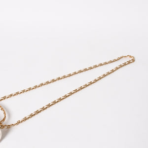 CHANEL シャネル スモール トップハンドル フラップ 2WAYバッグ AS4023 ランダム番台 ココマーク シャイニーラムスキン 美品 中古 4a005369
