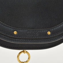 Load image into Gallery viewer, 極美品 CHLOE クロエ ナイル ミノディエール レザー 2WAY ハンドバッグ ショルダーバッグ ブラック ゴールド金具 04-47-99-65 中古 4a005276