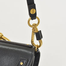 Load image into Gallery viewer, 極美品 CHLOE クロエ ナイル ミノディエール レザー 2WAY ハンドバッグ ショルダーバッグ ブラック ゴールド金具 04-47-99-65 中古 4a005276