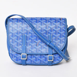 Very Good Condition GOYARD Cup Vert PM Bag Shoulder Bag CAPVE2PMLTY10CL10P PVC Leather Blue Used 4a005297