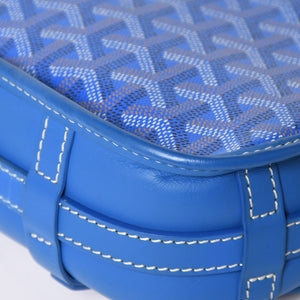 Very Good Condition GOYARD Cup Vert PM Bag Shoulder Bag CAPVE2PMLTY10CL10P PVC Leather Blue Used 4a005297