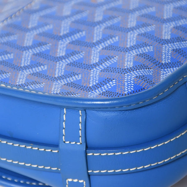 Very Good Condition GOYARD Cup Vert PM Bag Shoulder Bag CAPVE2PMLTY10CL10P PVC Leather Blue Used 4a005297
