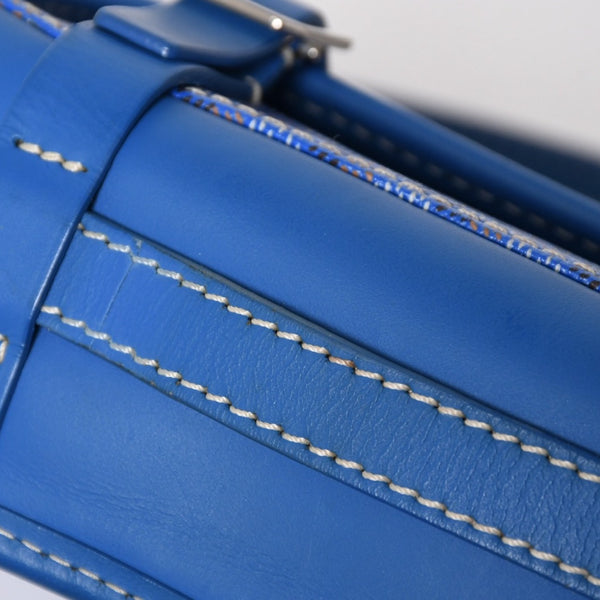 Very Good Condition GOYARD Cup Vert PM Bag Shoulder Bag CAPVE2PMLTY10CL10P PVC Leather Blue Used 4a005297