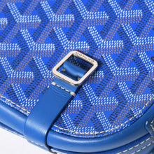 画像をギャラリービューアに読み込む, 極美品 GOYARD ゴヤール カップヴェールPM バッグ ショルダーバッグ CAPVE2PMLTY10CL10P PVC レザー ブルー 中古 4a005297