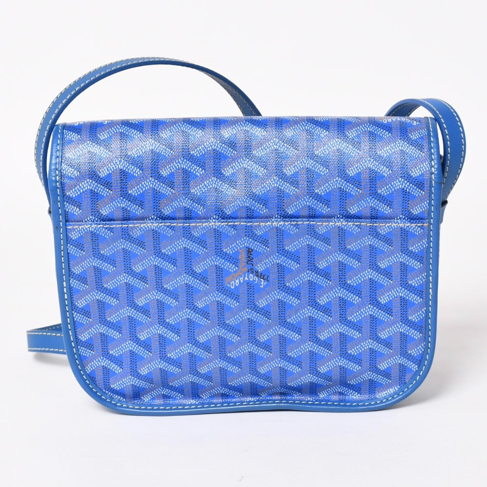 極美品 GOYARD ゴヤール カップヴェールPM バッグ ショルダーバッグ CAPVE2PMLTY10CL10P PVC レザー ブルー 中古 4a005297
