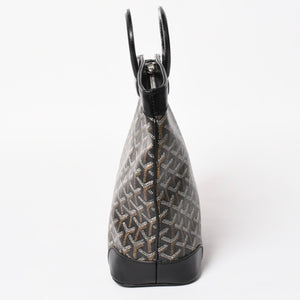 GOYARD ゴヤール ベルーガPM AMABELUGA PM ハンドバッグ コーティングキャンバス レザー ブラック シルバー金具 美品 中古 4a005296