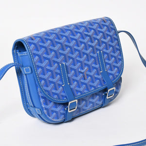 Very Good Condition GOYARD Cup Vert PM Bag Shoulder Bag CAPVE2PMLTY10CL10P PVC Leather Blue Used 4a005297