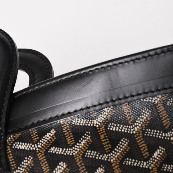 GOYARD ゴヤール ベルーガPM AMABELUGA PM ハンドバッグ コーティングキャンバス レザー ブラック シルバー金具 美品 中古 4a005296
