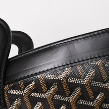 Load image into Gallery viewer, GOYARD ゴヤール ベルーガPM AMABELUGA PM ハンドバッグ コーティングキャンバス レザー ブラック シルバー金具 美品 中古 4a005296
