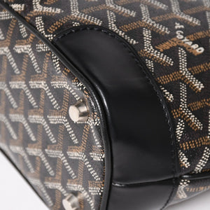 GOYARD ゴヤール ベルーガPM AMABELUGA PM ハンドバッグ コーティングキャンバス レザー ブラック シルバー金具 美品 中古 4a005296