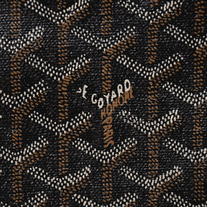 GOYARD ゴヤール ベルーガPM AMABELUGA PM ハンドバッグ コーティングキャンバス レザー ブラック シルバー金具 美品 中古 4a005296