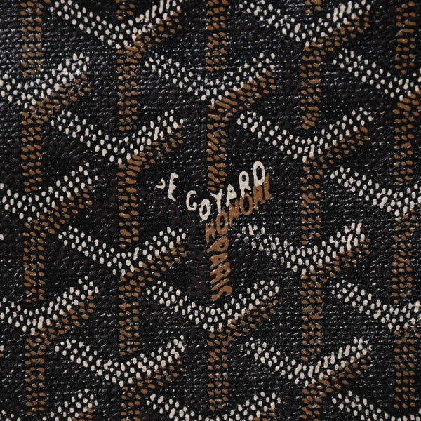 GOYARD ゴヤール ベルーガPM AMABELUGA PM ハンドバッグ コーティングキャンバス レザー ブラック シルバー金具 美品 中古 4a005296