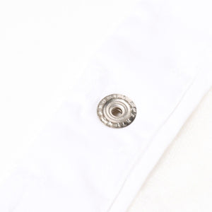 極美品 CHROME HEARTS クロムハーツ パイル生地 CHプラス総柄 半袖シャツ サイズXXL ホワイト シルバー金具 中古 4a005367