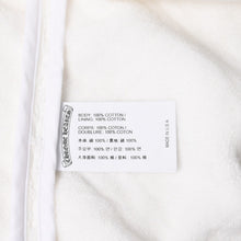 Load image into Gallery viewer, 極美品 CHROME HEARTS クロムハーツ パイル生地 CHプラス総柄 半袖シャツ サイズXXL ホワイト シルバー金具 中古 4a005367