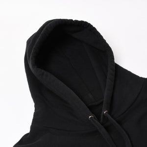 CHROME HEARTS クロムハーツ プルオーバーフーディー パーカー サイズXL フローラルクロス ホースシュー ブラック 美品 中古 4a005381