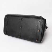 画像をギャラリービューアに読み込む, HERMES エルメス オータクロア60 トラベルバッグ ◯Y刻印 アルデンヌ ブラック アンティークゴールド金具 美品 中古 4a005301