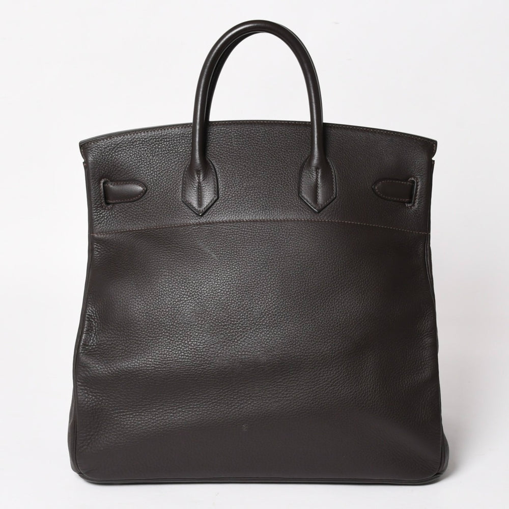 HERMES エルメス Haut a Courroies40 オータクロア40 ハンドバッグ トゴ ブラウン シルバー金具 E刻印 美品 中古 4a005299
