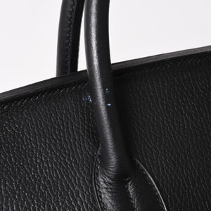 HERMES Hautacroix 60 Travel Bag ◯Y stamp Ardennes Black Antique gold hardware Good condition Used 4a005301