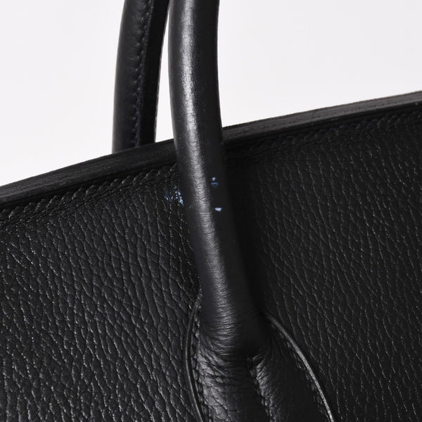 HERMES Hautacroix 60 Travel Bag ◯Y stamp Ardennes Black Antique gold hardware Good condition Used 4a005301