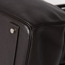Load image into Gallery viewer, HERMES エルメス Haut a Courroies40 オータクロア40 ハンドバッグ トゴ ブラウン シルバー金具 E刻印 美品 中古 4a005299