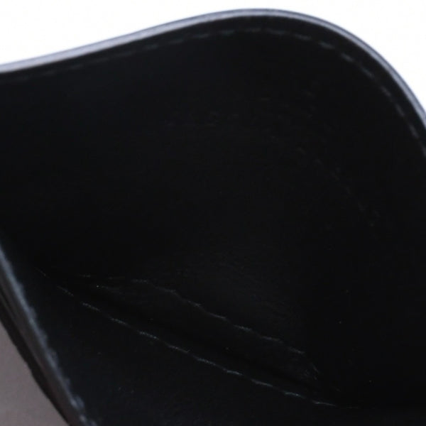 Very Good Condition GUCCI Gucci Card Case Pass Case Business Card Holder GG Embossed Leather 625564 Black Used 4a005310